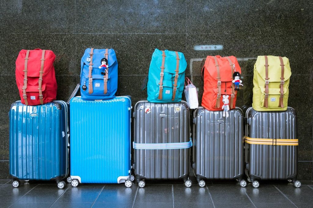 Bagages illustration voyager sans passeport
