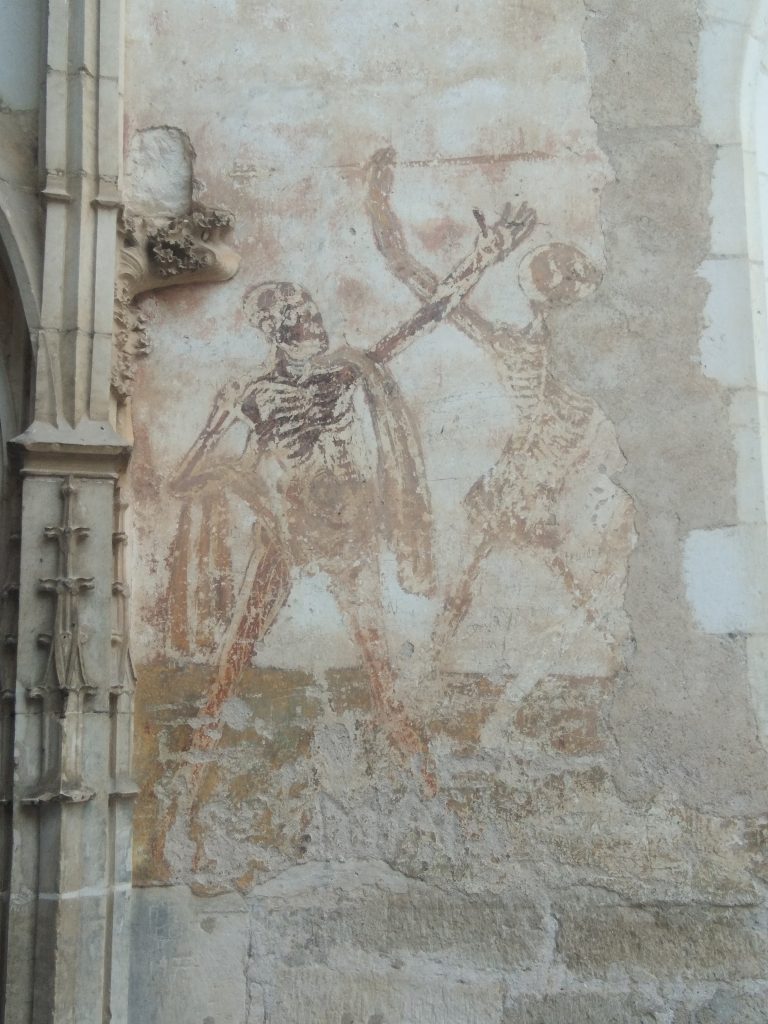 Fresque médiévale à Rocamadour