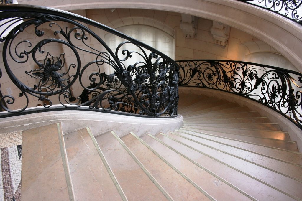 Iconographie musée Horta- Escalier Art Nouveau